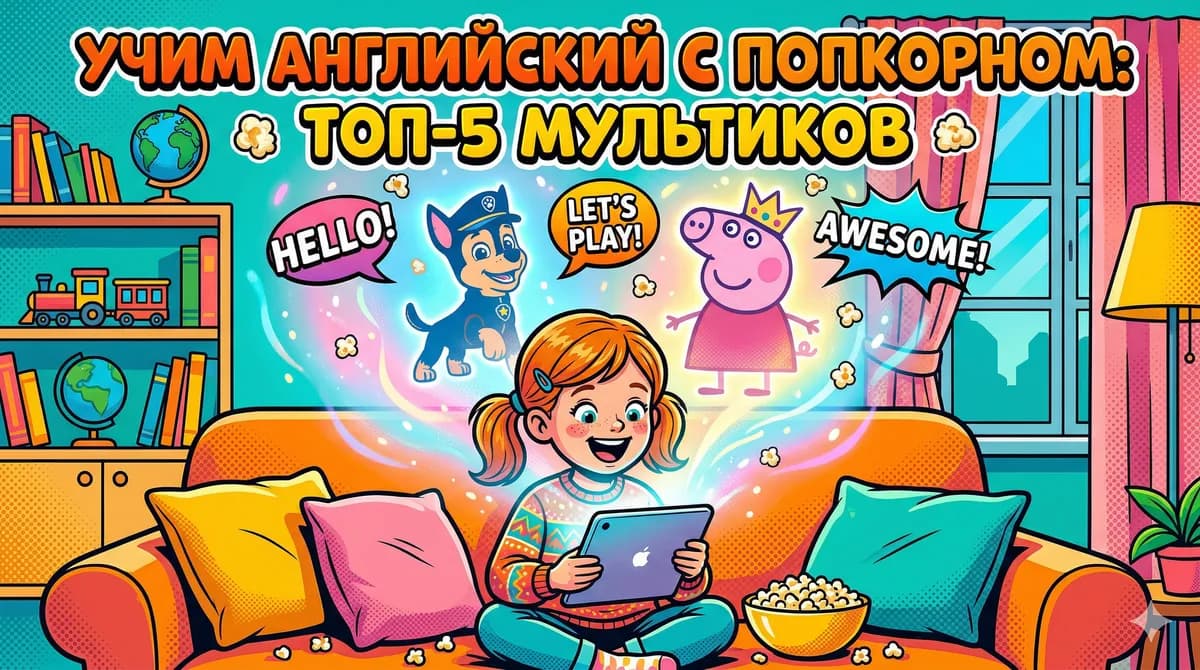Топ-5 мультфильмов на английском, от которых ваш ребенок не сможет оторваться